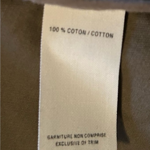Jacob 100% Cotton Olive Green Field Jacket Women’s Size 9/10 Modern Utility - Picture 5 of 10